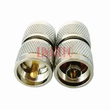 copper nickel plating RF 50 ohm straight pl259 uhf male to n male antenna connector
