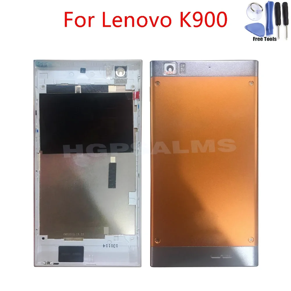 Новый металлический материал задняя крышка батарейного отсека для lenovo K900 Корпус
