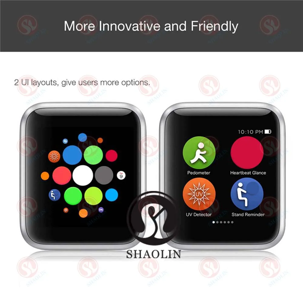 42 мм умные часы серии 4 часы Push Message Bluetooth подключение для Android телефона IOS apple iPhone 6 7 8 X Smartwatch