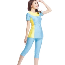 Мусульманский купальник для молодых девушек, одежда для плавания, исламский купальный костюм, S-XXXL