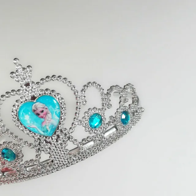 Ice And Snow Princess/Anna And Elsa Cartoon Theme Headwear Baby Shwer Favor Party Decoration Girl Birthday Supply01