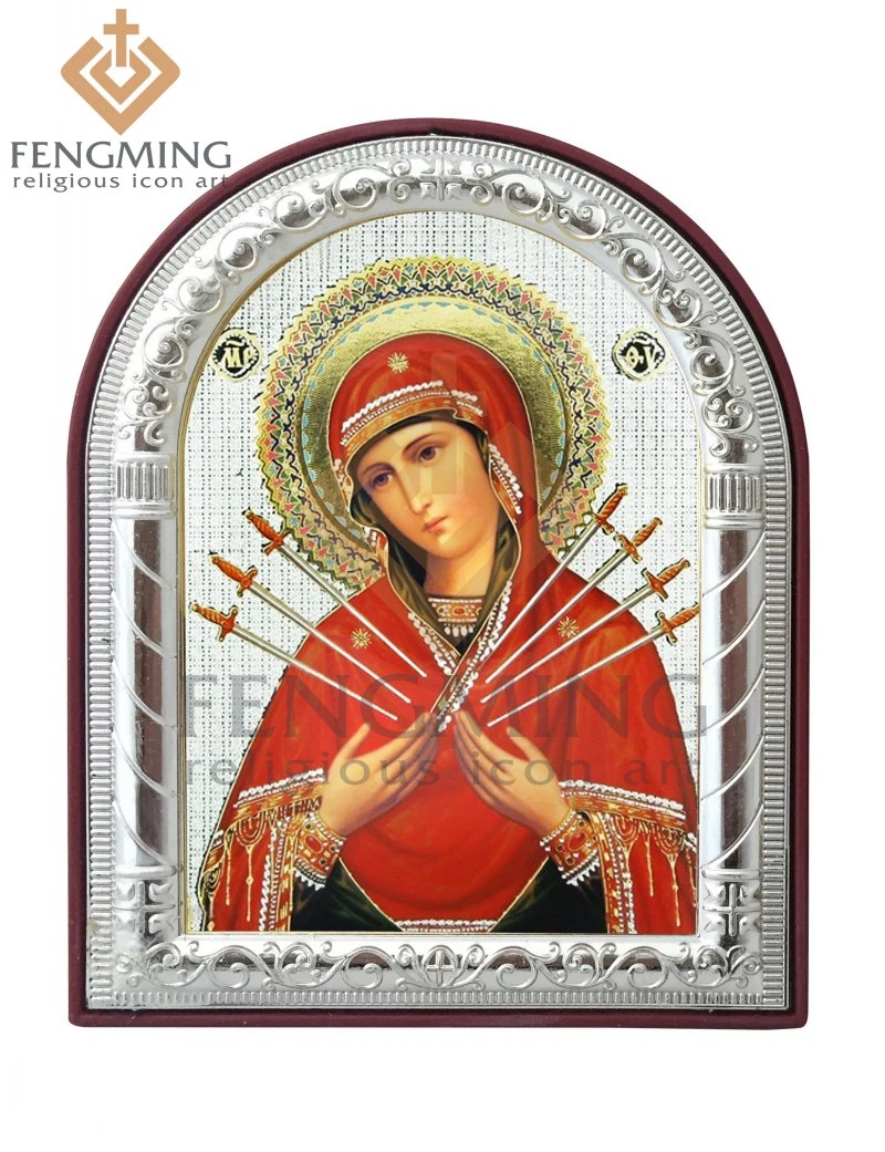 Chapeau Pretre Orthodoxe - Eglise Orthodoxe Orientale Photo Vierge Marie Sept Epees De Metal Argent Or Cadres Sur Plastique Religieux Decoration Suppiles Aliexpress