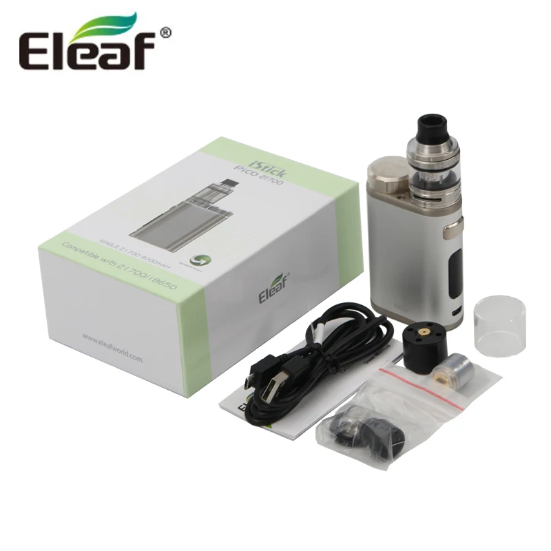 Original Eleaf iStick Pico 21700 Kit with ELLO Tank 100W iStick Pico BOX MOD Fit for 21700/18650 Battery E Cigarette Kit Original Eleaf iStick Pico 21700 Kit with ELLO Tank 100W iStick Pico BOX MOD Fit for 21700/18650 Battery E Cigarette Kit