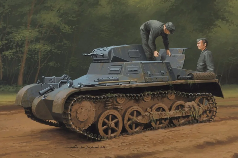 Hobby Boss 80146 1 35 WWII German Panzerkampfwagen I Ausf A with Ammo Trailer