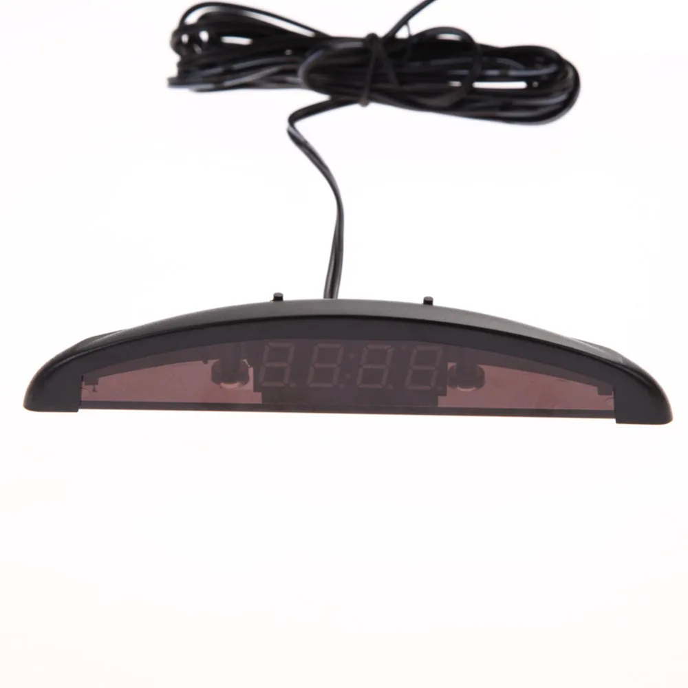 VODOOL New Car Luminous LED Digital Auto Clock Thermometer Voltmeter for Vehicle Trunk 12V Time Display with Memory Function VODOOL New Car Luminous LED Digital Auto Clock Thermometer Voltmeter for Vehicle Trunk 12V Time Display with Memory Function