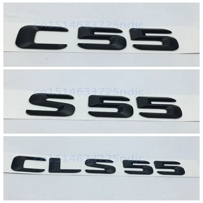 Автомобильные наклейки черные C 55 S ClS буквы эмблема заднего багажника аксессуары
