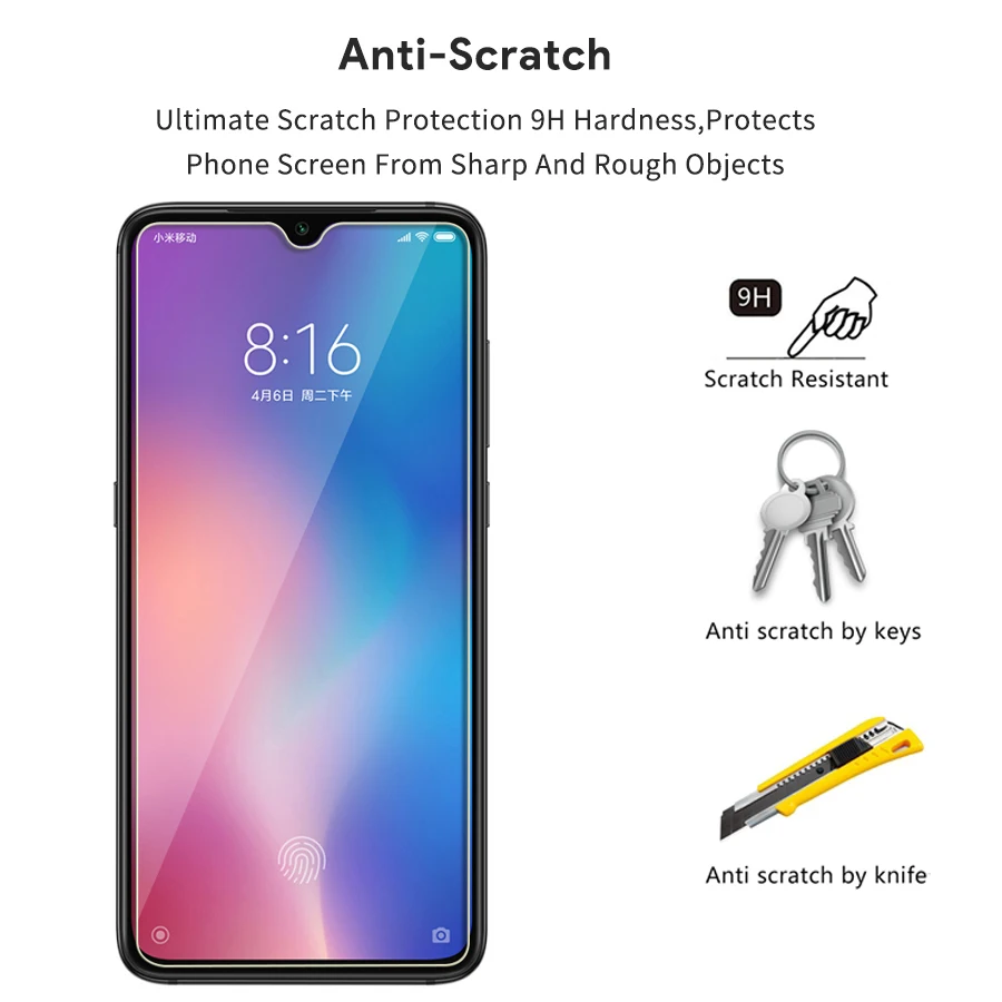 1-Pcs-lot-9H-2-5D-Tempered-Glass-for-Xiaomi-Mi-8-9-SE-A2-Lite