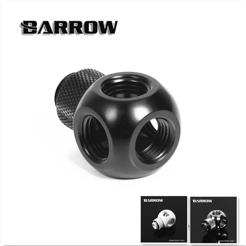 

Barrow G1 / 4 "X5 Black silver Extender rotation 5-Way cubic Adaptor seat water cooling computer accessories TX5T-A01