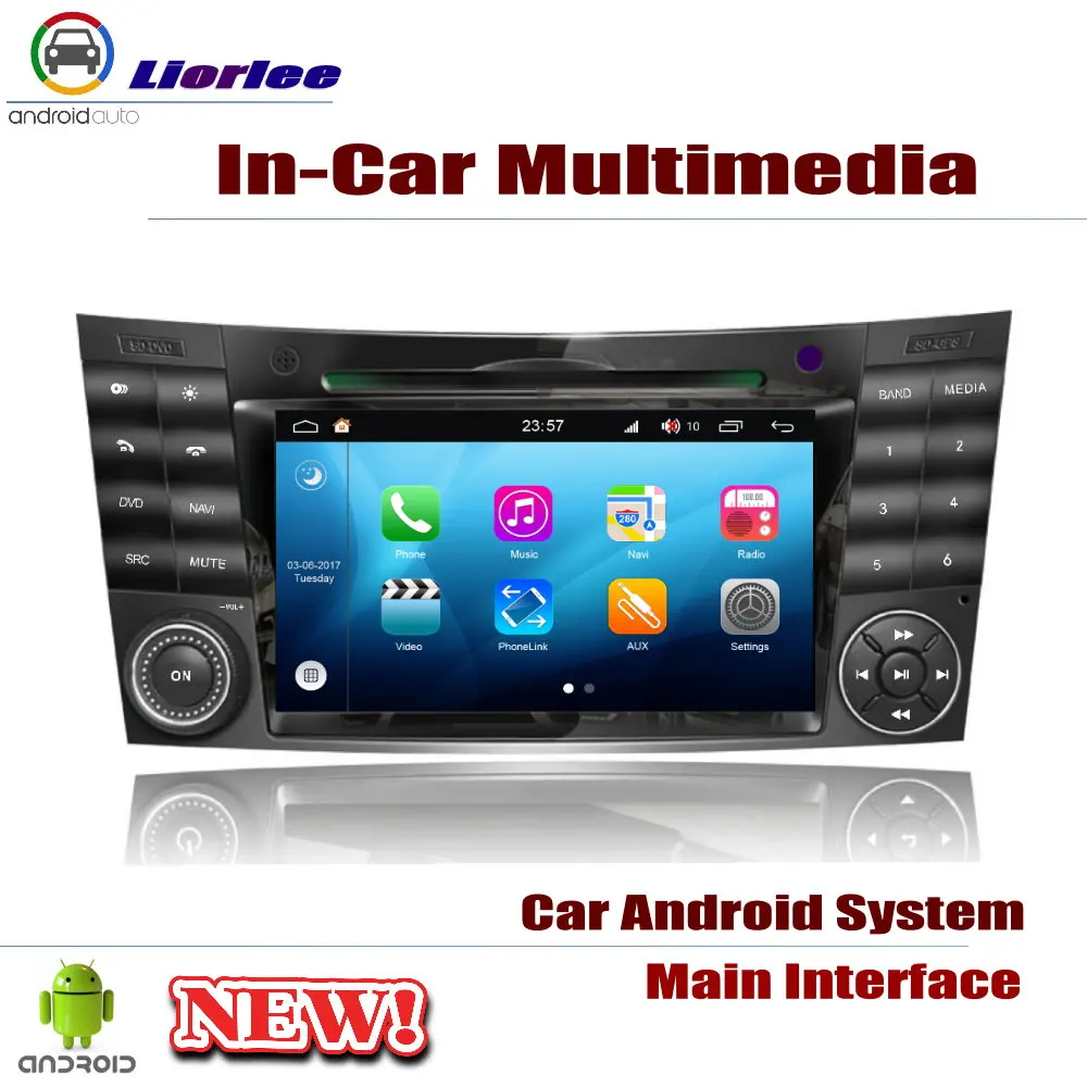 Cheap For Mercedes Benz CLS Class W219 2004~2010 Car Android DVD GPS Navigation Displayer  Audio Video In Dash Multimedia Head Unit 1