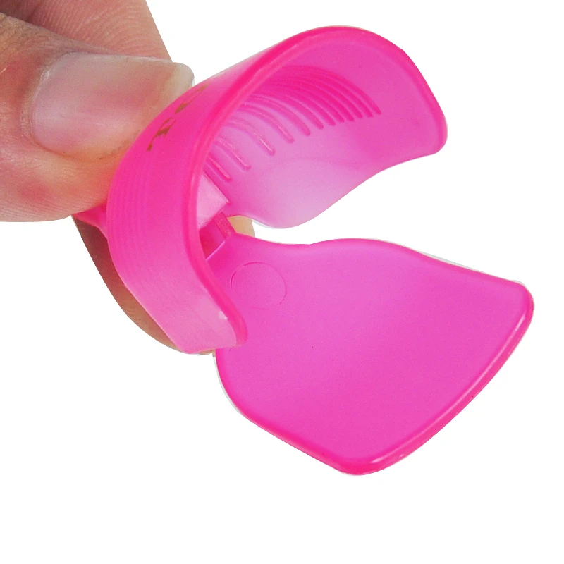Toe nail Art Tools Plastic Gel Polish Remover Caps Pedicure Soak Off Toenail Clip Women Beauty Accessories 5 Pcs/Set nail art tools