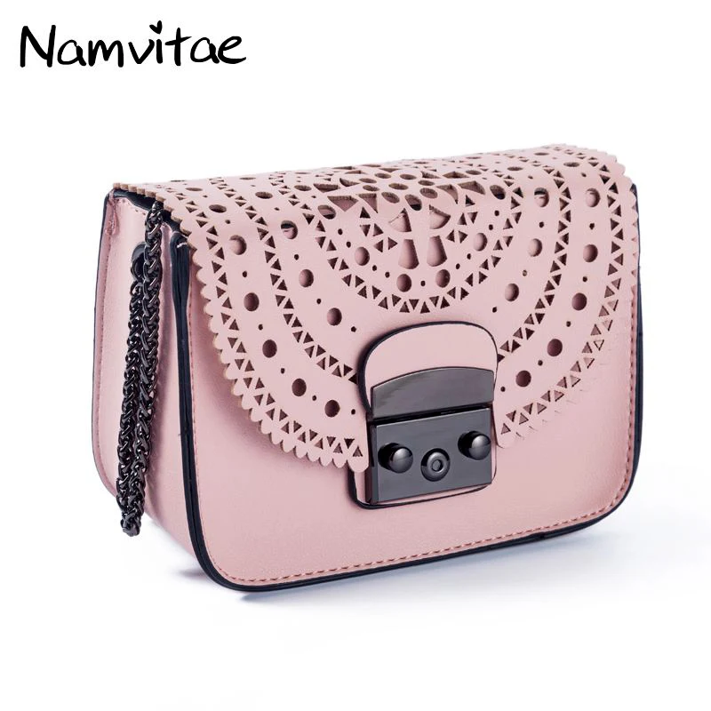 Namvitae Fashion Women Small Bags Hollow Out Leather Women Crossbody Bag Famous Brand Ladies Messenger Shoulder Bag Clutch Purse Namvitae Fashion Women Small Bags Hollow Out Leather Women Crossbody Bag Famous Brand Ladies Messenger Shoulder Bag Clutch Purse