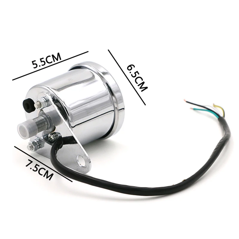 Nordson Motorcycle Tachometer Motocross LED LCD Tachometer Speedometer Fuel Gauge Assembly Cafe Racer Universal