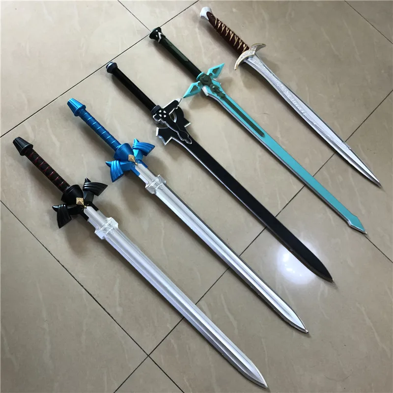 

80cm 1:1 Cosplay Sword The Legend of Zelda Blue Black SkySword & SAO Elucidator/Dark Repulser Sword &The Hobbit Gold Sting 72cm