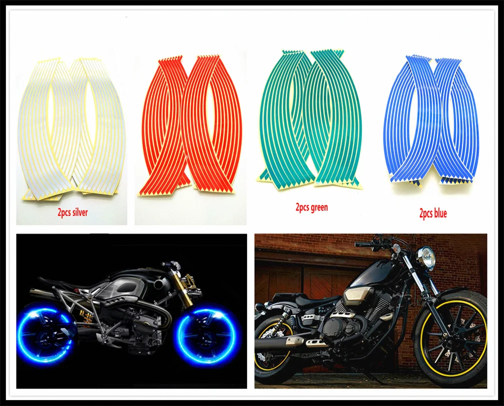 Светоотражающая наклейка на колесо для мотоциклов BMW R1200RT SE R1200S R1200ST S1000R