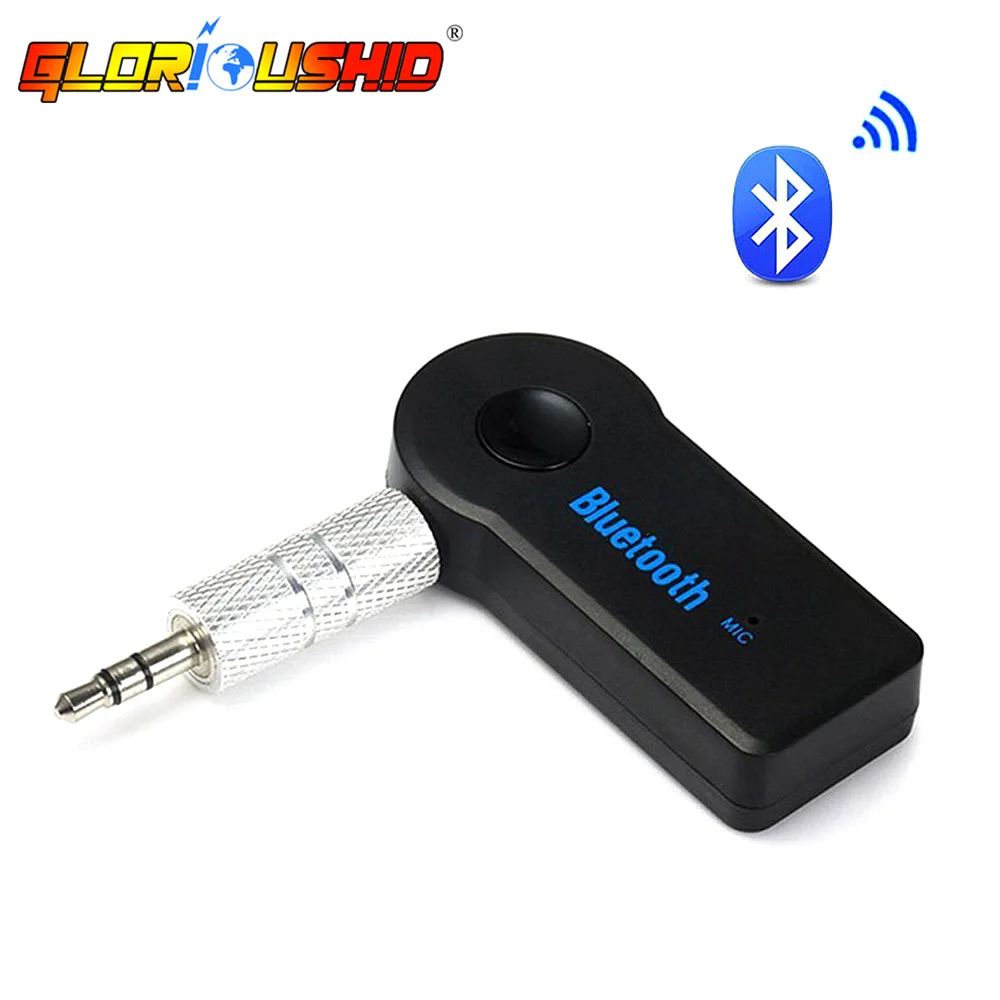 Мини 3 5 мм разъем AUX Bluetooth автомобильный комплект громкой связи приемник