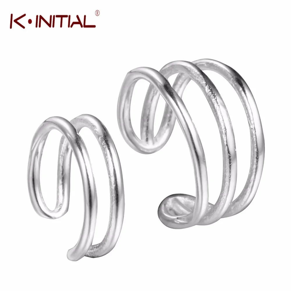 Kinitial, серьги на клипсах, каффы для женщин, модное ювелирное изделие, клипсы, серьги, не пирсинг, Букле д 'Орель, femme
