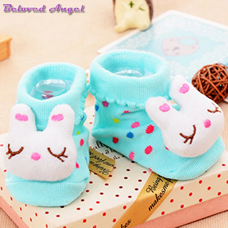 

2019 Brand New Baby Socks Kids Accessories Girls Boys Floor Anti Slip Cartoon 3d Printed Cotton Anti-skid Toddlers Slippers Sock