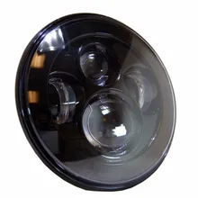 1 шт. " светодиодный фонарь для мотоцикла, 7-дюймовый круглый светодиодный фонарь с высоким/низким лучом для JK Wrangler и мотоцикла