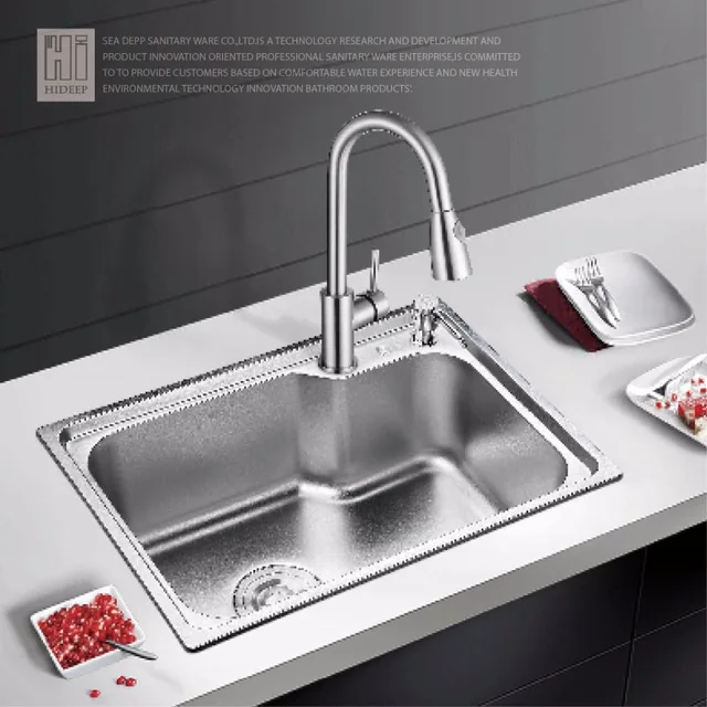hideep stainless steel brushed matte kitchen sink drain assembly waste strainer basket faucet - Kitchen Sink Drain Assembly hideep stainless steel brushed matte kitchen sink drain assembly waste strainer basket faucet - Kitchen Sink Drain Assembly