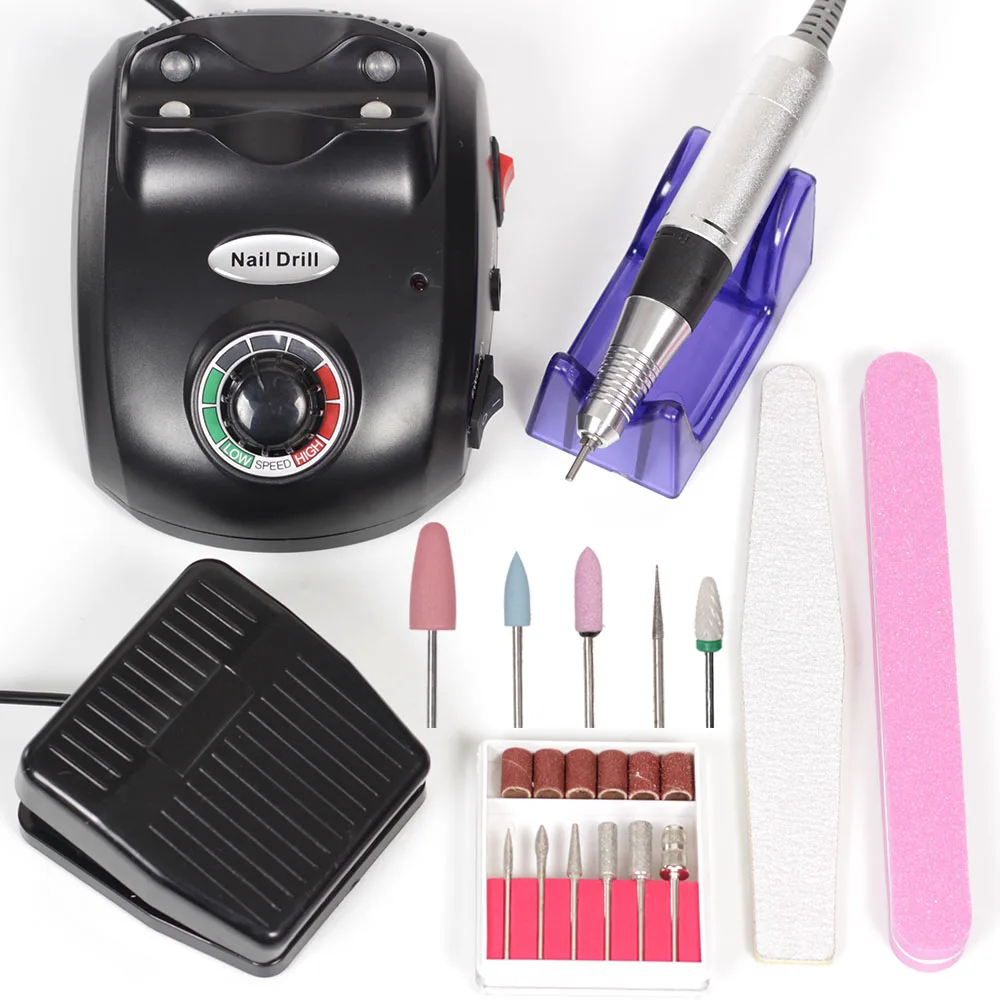 

Apparatus for manicure Electric Nail Drill machine for manicure Electric Manicure Machine Drills Accessory Pedicure kit File Bit