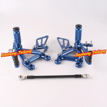 

Adjustable Foot Pegs Rear Set Footrests Replacement Kit For Kawasaki Ninja ZX6R 2003 2004 Motorcycle Accessory Parts
