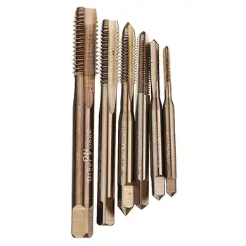 

M3-M10 HSS Co M35 Machine Straight Flutes Taps Metric Screw Tap Right Hand Thread Plug Tap Drill New
