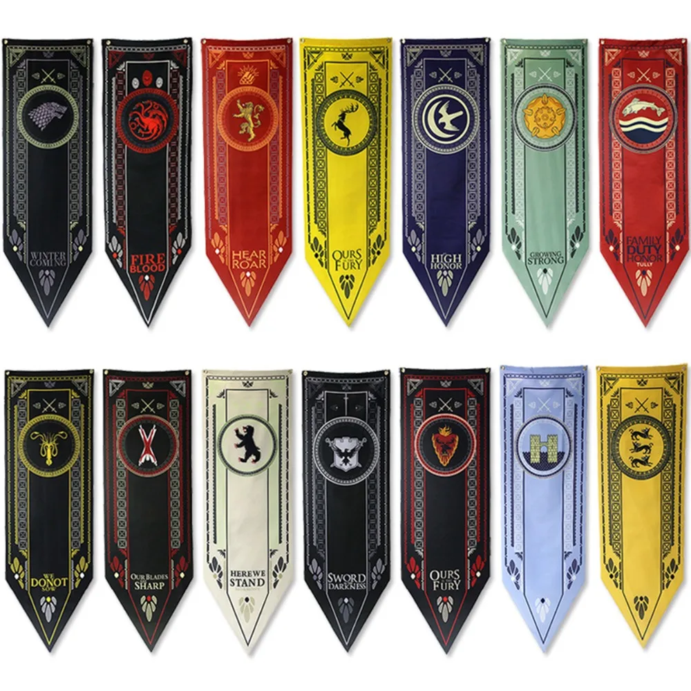 game of thrones poster, game of thrones flag and banner, game of