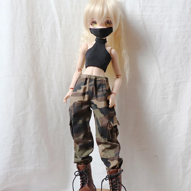 Камуфляжные армейские штаны для BJD 1/4 MSD 1/3 SD16 SD17 Одежда для кукол CWB160