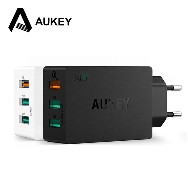 AUKEY Быстрая Зарядка 2.0 USB Зарядное Устройство 3 Порт Smart Быстро Turbo Зарядное Устройство Для Samsung Galaxy s6 Edge Xiaomi iPhone7 ЕС/США