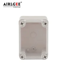110* 80* 70 mm outdoor plastic transparent cover waterproof junction box PC sealed box line rain line junction box