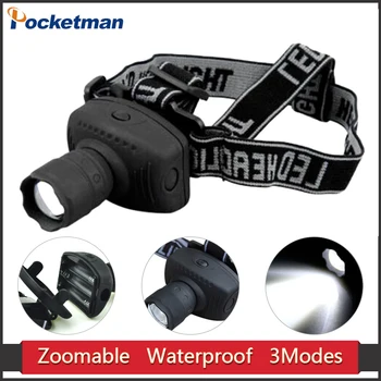 

LED Headlight Flashlight forehead 600 Lumens Frontal flashlight Zoomable Head Torch Light Bike Riding Lamp For Camping Z40