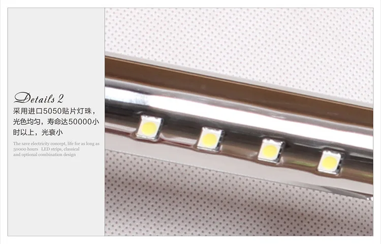 Современные Нержавеющая сталь LED перед зеркалом свет ванная комната макияж настенные светильники led vanity Туалет Настенный бра приспособление освещения