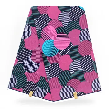 

2018 latest 100% cotton African fabric wax African cotton real wax cotton H180615