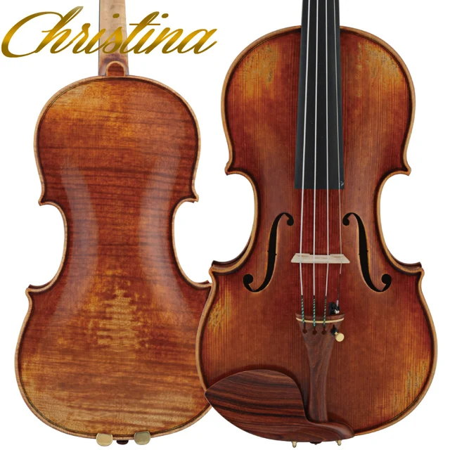 Cheap Free shipping Christina Violin V09 Master violino 4/4 Italian High-end Antique professional violin musical instrument+ bow,rosin