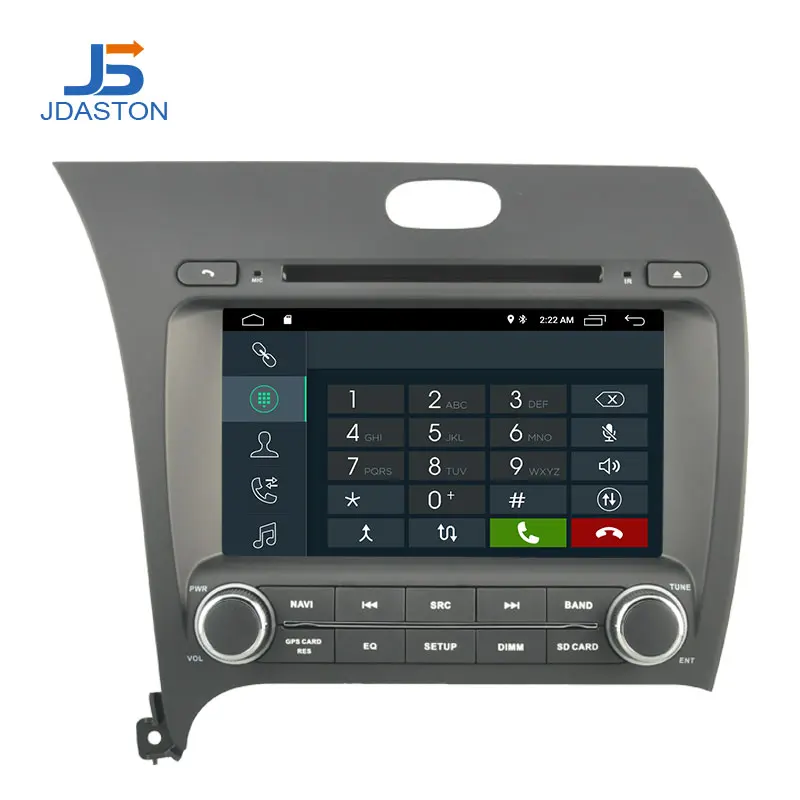 Clearance JDASTON Android 9.1 Car Multimedia DVD Player For Kia CERATO K3 FORTE 2013-2015 2016 2 Din Car Radio GPS Navigation Stereo WIFI 1