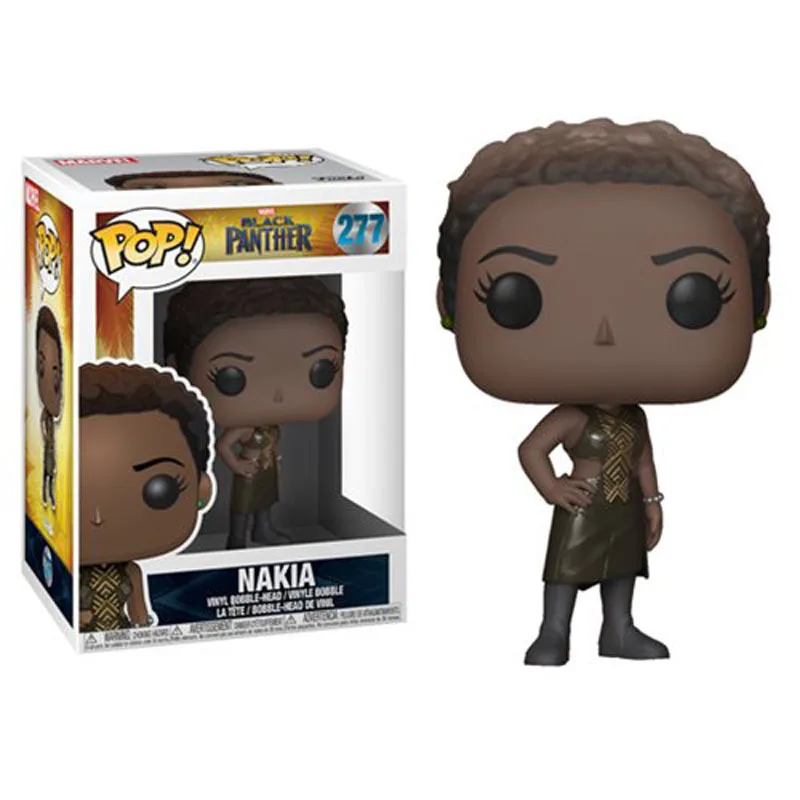 

Funko Pop Marvel Black Panther NAKIA #277 Vinyl Figure Dolls Toy Marvel Black Panther PVC Action Figure Toys Gifts for Children