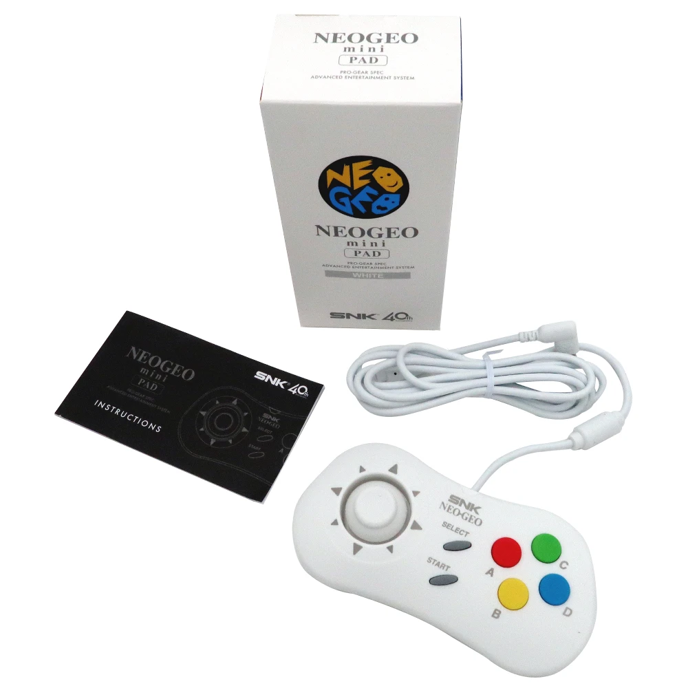 Для SNK 40-летия для NeoGeo Mini Pad белый