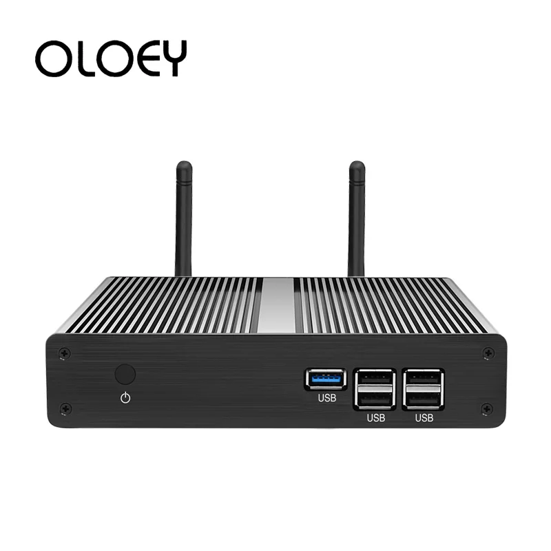 OLOEY Mini PC Intel Celeron N2930 Quad Cores Windows 10 Gigabit Ethernet 300Mbps WiFi Gigabit Ethernet 1