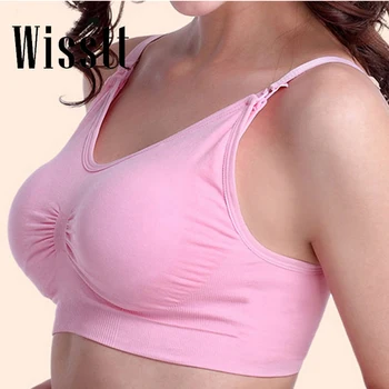 Wisstt New Front Closure High Grade Seamless Cotton Maternity Bra Clothes For Pregnant Women Gestante Breastfeeding Nursing Bra