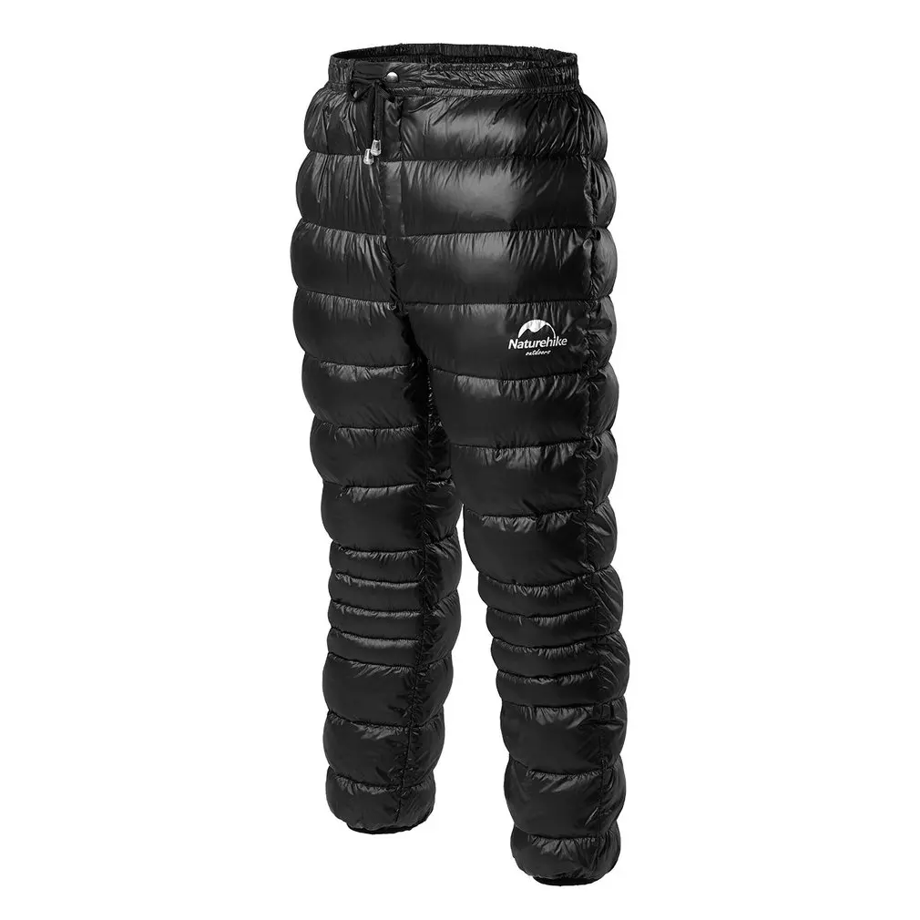 

Naturehike Outdoor Down Pants Waterproof Wear Men And Women Mountaineering Camping Warm Winter White Goose Down Pants