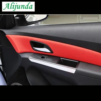 

Automotive Interior Doors Arm Bearings Sequins Trim Door Panel Cover Strip Stickers For Chevrolet Cruze 09-2015 Auto Accessories