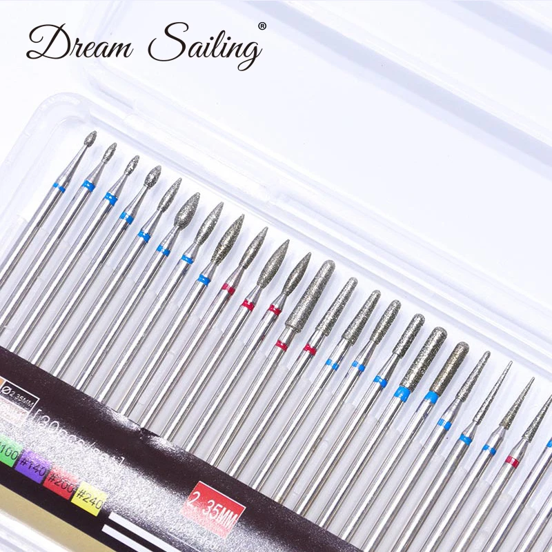 Billig 30 stücke Nagel Bohrer Bit Carbide Bits Häutchen Reiniger Nail art Werkzeug Elektrische Maniküre Bohrer Maschine Spitzen Nagel Zubehör