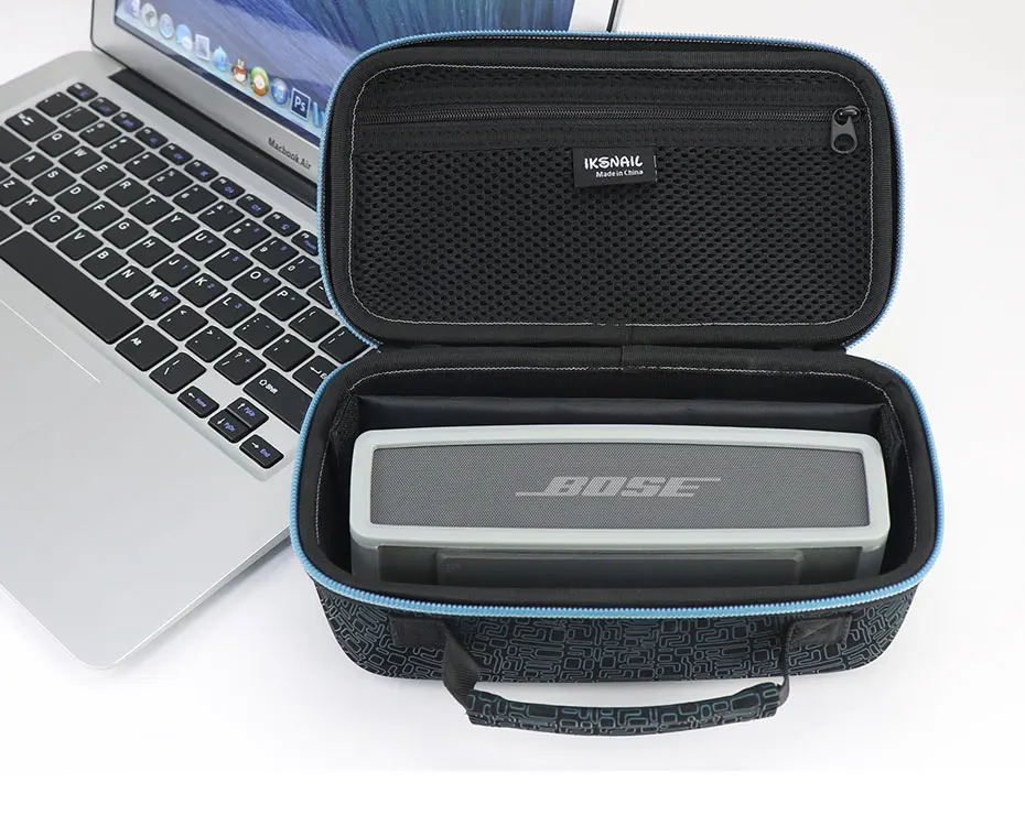 IKSNAIL Портативный жесткий чехол для динамика для BOSE Soundlink Мини многослойная Защитная сумка для динамика дополнительное пространство для подключи и кабелей