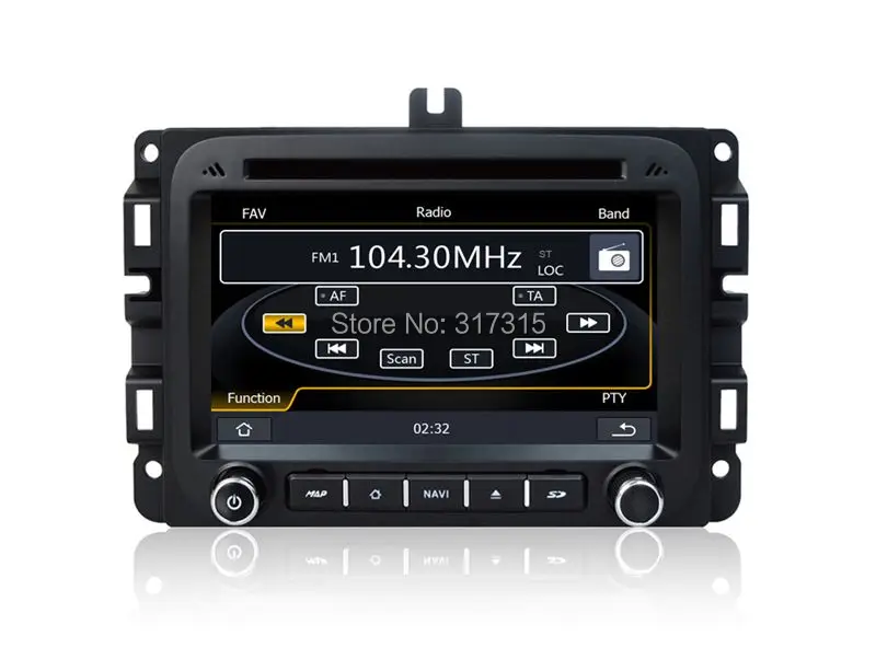 Flash Deal Auto Radio Car DVD Player for Dodge RAM 1500 2014 2015 w/ GPS Navigation Bluetooth TV USB SD MP3 AUX Auto Stereo Video Audio 3