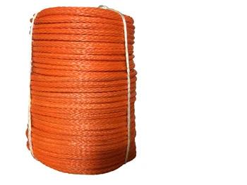 

4mmx400M Orange Synthetic Winch Rope String Line 12 strand off-road UHMWPE Cable Towing Rope for Board/ATV/UTV/SUV/4X4/4WD