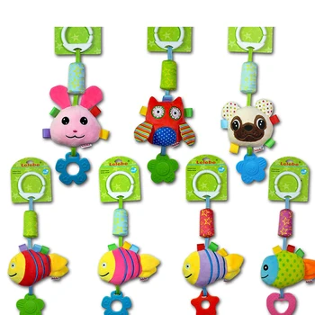 

New Style Baby Infant Toy Soft Animal Handbells 0-12 Months Newborn Appease The Toys Music Plush Rattles Infant Toy Gift
