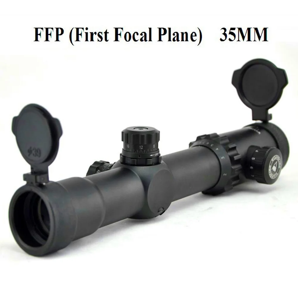 Visionking 1-10x30 FFP Hunting Riflescope First Focus Plane Night Airsoft Long Range.308.30-06 Aim Optical Sight With Rings