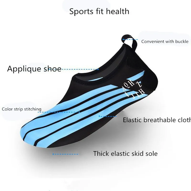 

Couple anti-skid anti-cutting quick-drying outdoor wading snorkeling shoes beach running shoes