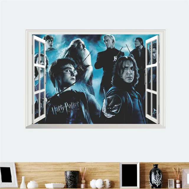 3d effekt fenster Harry Potter Wandaufkleber Für Kinderzimmer Kinder ... 3d effekt fenster Harry Potter Wandaufkleber Für Kinderzimmer Kinder ...
