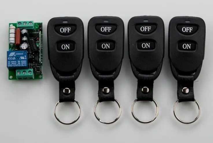 

Wireless Remote Control Light Switch AC220V 1CH 10A Relay Output Radio Receiver Module+Belt buckle Transmitter garage door